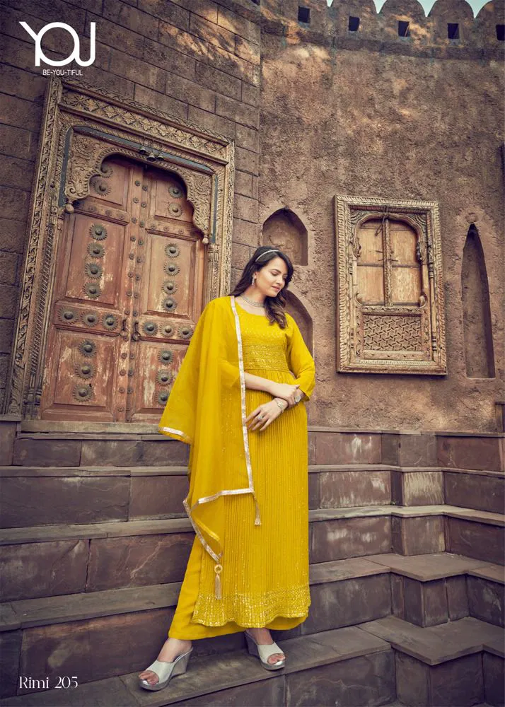 Rimi By Wanna 201-205 Readymade Wedding Salwar Suits Catalog